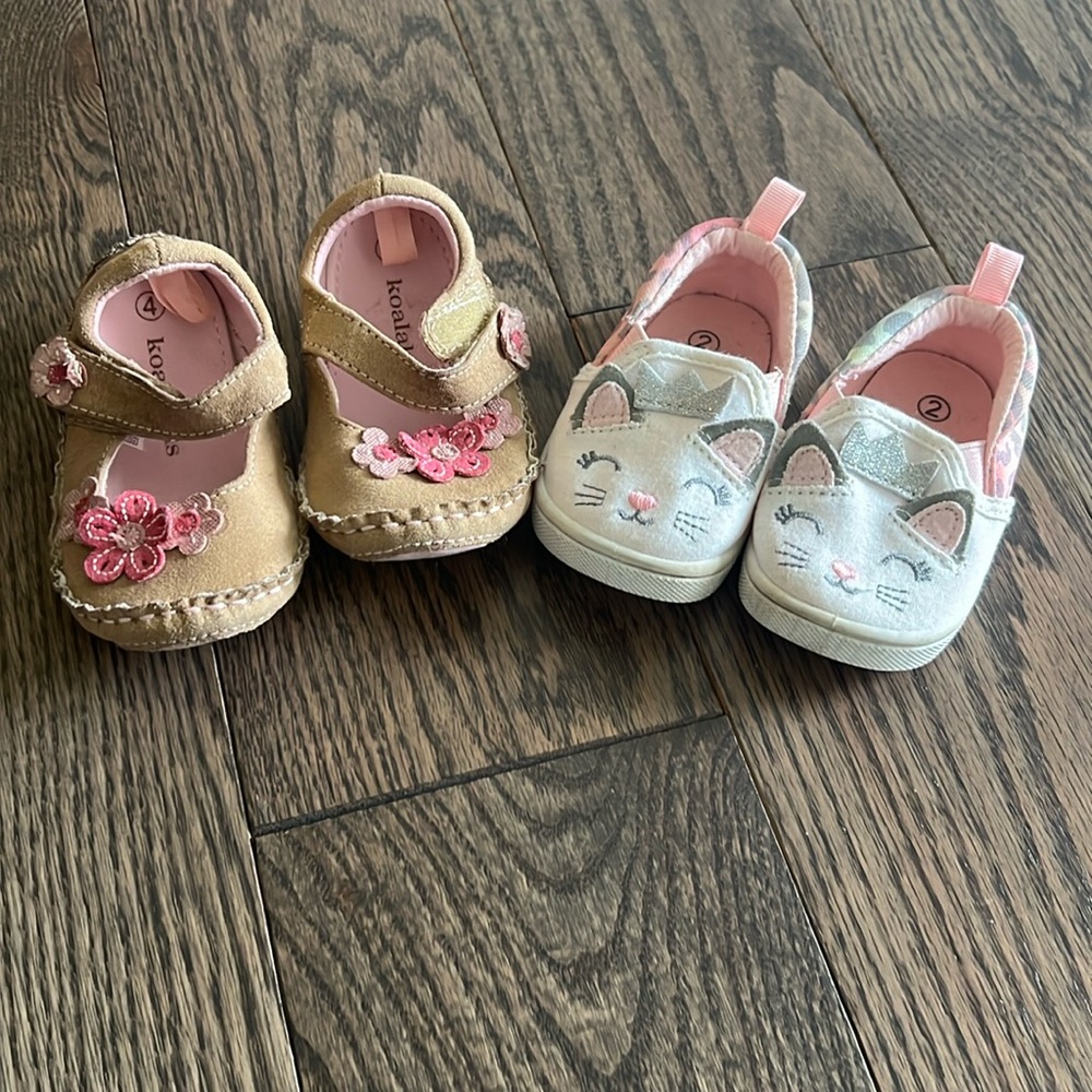 Cute little girls shoes.